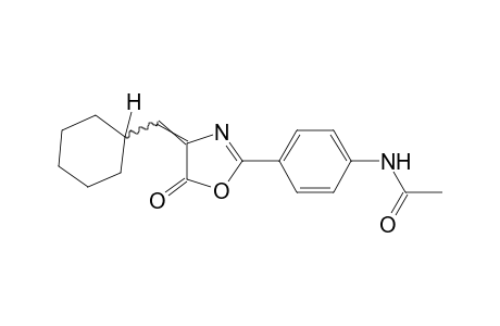 4'-[4-(cyclohexylmethylene)-5-oxo-2-oxazolin-2-yl]acetanilide