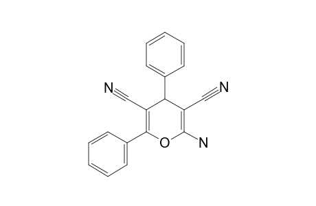 2-amino-4,6-diphenyl-4H-pyran-3,5-dicarbonitrile