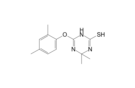 1,4-dihydro-4,4-dimethyl-6-(2,4-xylyloxy)-s-triazine-2-thiol