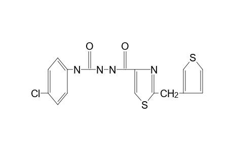 4-(p-chlorophenyl)-1-{[2-(3-thenyl)-4-thiazolyl]carbonyl}semicarbazide