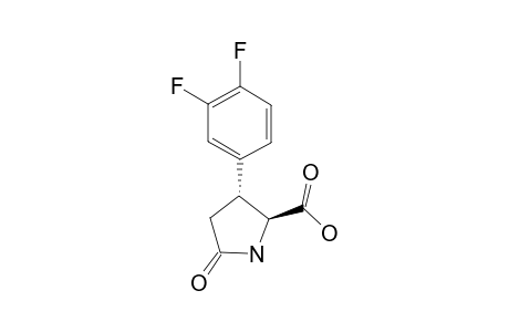 (2S,3R)-3-(3',4'-DIFLUOROPHENYL)-PYROGLUTAMIC-ACID