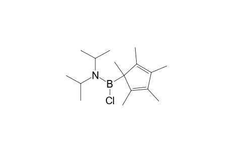 1-[CHLOR-(DIISOPROPYLAMINO)-BORYL]-1,2,3,4,5-PENTAMETHYL-CYCLOPENTADIEN