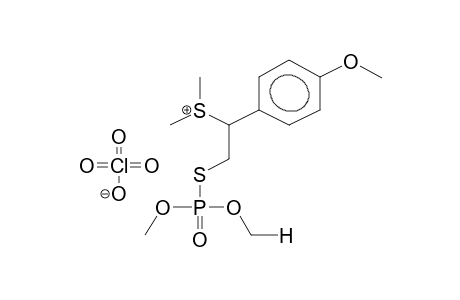 2-DIMETHOXYPHOSPHORYLTHIO-1-(PARA-METHOXYPHENYL)ETHYLDIMETHYLSULPHONIUM PERCHLORATE