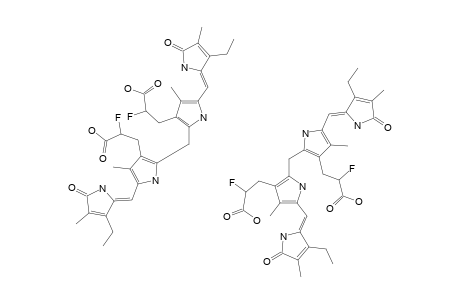 ALPHA,ALPHA'-DIFLUOROMESOBILIRUBIN-XIII-ALPHA;8,12-BIS-(2-CARBOXY-2-FLUOROETHYL)-3,17-DIETHYL-2,7,13,18-TETRAMETHYL-10H,21H,23H,24H-BILINE-1,19-DIONE