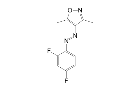 4-[(2,4-difluorophenyl)azo]-3,5-dimethylisoxazole