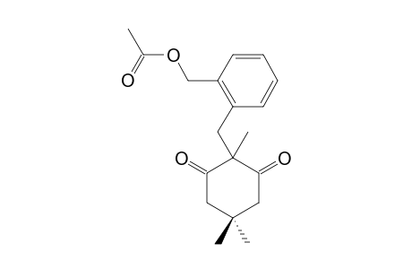 2,2-METHYL-[2-(ACETOXYMETHYL)-BENZYL]-DIMEDONE