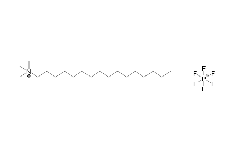 hexadecyltrimethylammonium hexafluorophosphate(1-)