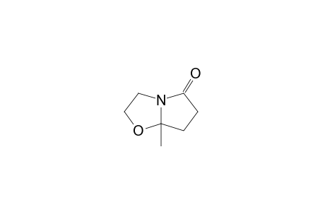 7a-methyl-2,3,6,7-tetrahydropyrrolo[5,1-b][1,3]oxazol-5-one