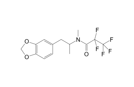 N-(1-(benzo[d][1,3]dioxol-5-yl)propan-2-yl)-2,2,3,3,3-pentafluoro-N-methylpropanamide