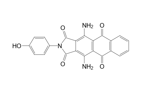 1H-Naphth[2,3-f]isoindole-1,3,5,10(2H)-tetrone, 4,11-diamino-2-(4-hydroxyphenyl)-