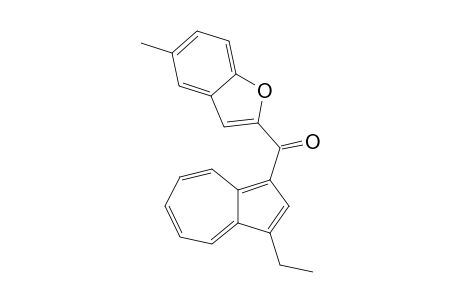 (3-ethyl-1-azulenyl)-(5-methyl-2-benzofuranyl)methanone