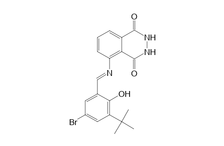 5-(5-Bromo-3-tert-butylsalicylideneamino)-2,3-dihydro-1,4-phthalazinedione