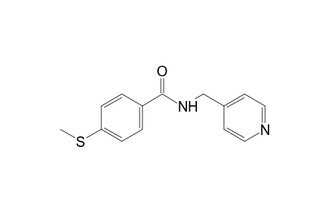 p-(methylthio)-N-[(4-pyridyl)methyl]benzamide