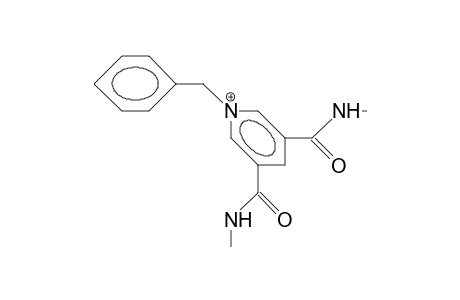 3,5-Bis(methylaminocarbonyl)-1-phenyl-pyridinium cation