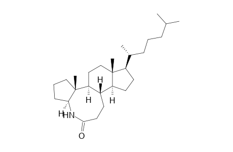 6-Aza-A-nor-B,B-dihomo-5.alpha.-cholestan-7-one