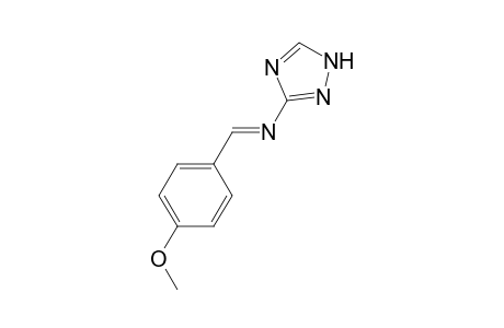 1H-1,2,4-Triazol-3-amine, N-[(4-methoxyphenyl)methylene]-