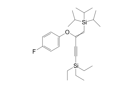 1-Triisopropylsilyl-2-(4-fluorophenyl)-4-triethylsilylbut-1-en-3-yne