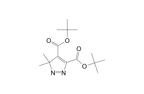 DI-TERT.-BUTYL-3,3-DIMETHYL-3H-PYRAZOLE-4,5-DICARBOXYLATE