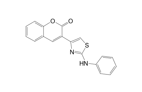 2H-1-benzopyran-2-one, 3-[2-(phenylamino)-4-thiazolyl]-