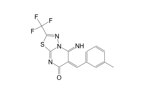 (6E)-5-imino-6-(3-methylbenzylidene)-2-(trifluoromethyl)-5,6-dihydro-7H-[1,3,4]thiadiazolo[3,2-a]pyrimidin-7-one