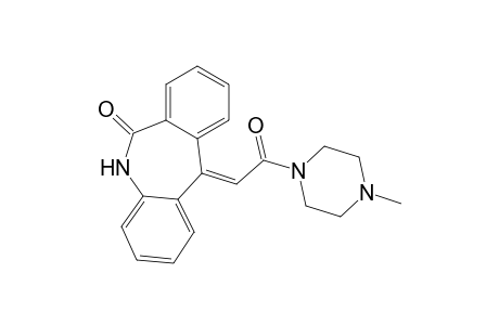 Piperazine, 1-[(5,6-dihydro-6-oxo-11H-dibenz[b,e]azepin-11-ylidene)acet