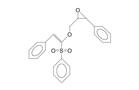 2,3-Epoxy-3-phenyl-propyl 2-phenyl-1-phenylsulfonyl-vinyl ether