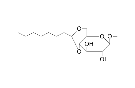 Methyl 4,6-O-octylidenehexopyranoside