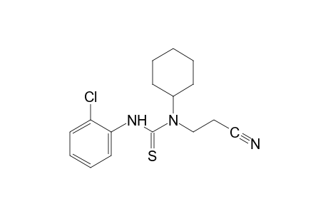 3-(o-chlorophenyl)-1-(2-cyanoethyl)-1-cyclohexyl-2-thiourea