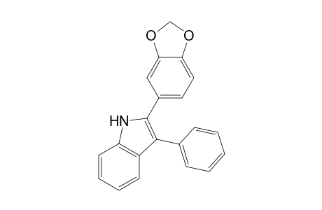 1H-Indole, 2-(1,3-benzodioxol-5-yl)-3-phenyl-