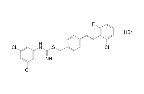 2-[p-(2-chloro-6-fluorostyryl)benzyl]-3-(3,5-dichlorophenyl)-2-thiopseudourea, monohydrobromide