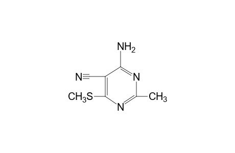 4-Amino-2-methyl-6-(methylthio)-5-pyrimidinecarbonitrile