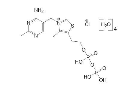 thiamine, trihydrogen pyrophosphate, tetrahydrate