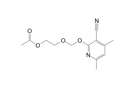 2-(2-ACETOXYETHOXYMETHYL)-4,6-DIMETHYLPYRIDINE-3-CARBONITRILE