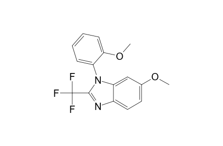 6-Methoxy-1-(2-methoxyphenyl)-2-(trifluoromethyl)benzimidazole