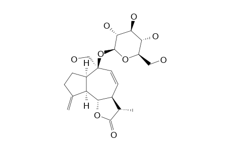 10-BETA,14-DIHYDROXY-10(14),11-BETA(13)-TETRAHYDRO-8,9-DIDEHYDRO-3-DEOXYZALUZANIN-C-10-BETA-GLUCOPYRANOSIDE