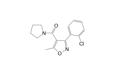 1-{[3-(o-chlorophenyl)-5-methyl-4-isoxazolyl]carbonyl}pyrrolidine