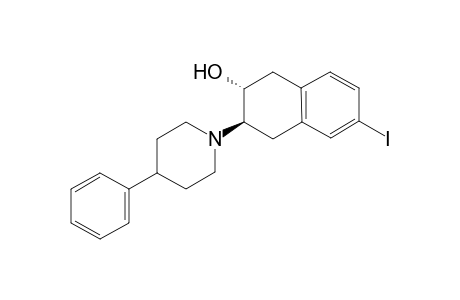 (+-)-trans-2-Hydroxy-6-iodo-3-(4-phenylpiperidino)tetralin [(+-)-6-iodobenzovesamicol]