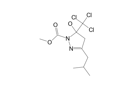 3-ISO-BUTYL-5-TRICHLOROMETHYL-4,5-DIHYDRO-1H-1-PYRAZOLE-METHYLESTER