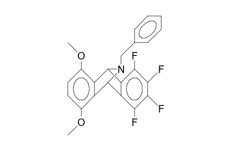 anti-N-Benzyl-1,2,3,4-tetrafluoro-5,8-dimethoxy-9,10-dihydro-anthracen-9,10-imine