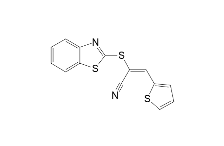 (E)-2-(BENZOTHIAZOL-2'-YLTHIO)-3-(THIOPHEN-2''-YL)-ACRYLONITRILE