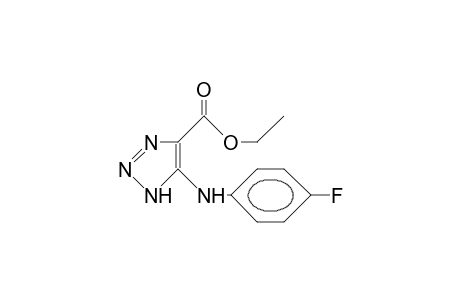 5-(4-Fluoro-anilino)-1,2,3-triazole-4-carboxylic acid, ethyl ester