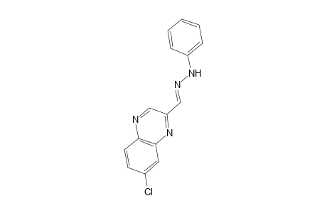 7-chloro-2-quinoxalinecarboxaldehyde, phenylhydrazone