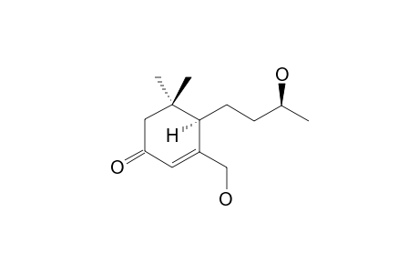 GLOCHIDIONIONOL-B;(6R,9S)-MEGASTIGMAN-3-ONE-4-ENE-9,13-DIOL