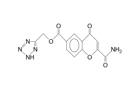 2-Carramyl-6-(tetrazol-5-yl-methoxycarbonyl)-chromone