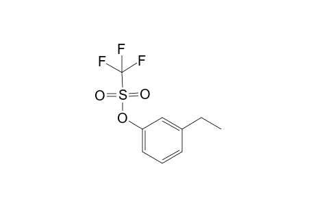 (3-ethylphenyl) tris(fluoranyl)methanesulfonate