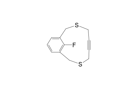 14-Fluoro-3,8-dithiabicyclo[8.3.1]tetradeca-1(14),10,12-trien-5-yne