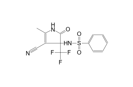 Benzenesulfonamide, N-(4-cyano-5-methyl-2-oxo-3-trifluoromethyl-2,3-dihydro-1H-pyrrol-3-yl)-