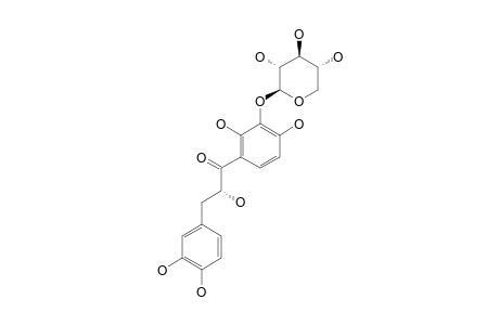 (ALPHA-R)-3'-O-BETA-D-XYLOPYRANOSYL-ALPHA,3,4,2',4'-PENTAHYDROXYDIHYDROCHALCONE