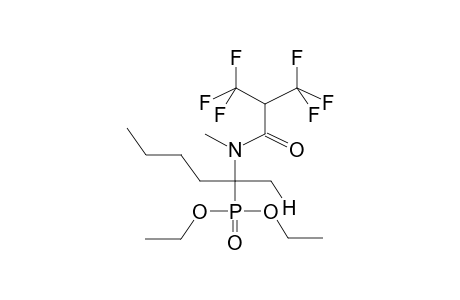 O,O-DIETHYL-2-(N-ALPHA-HYDROHEXAFLUOROISOBUTYRYL-N-METHYLAMINO)HEX-2-YLPHOSPHONATE