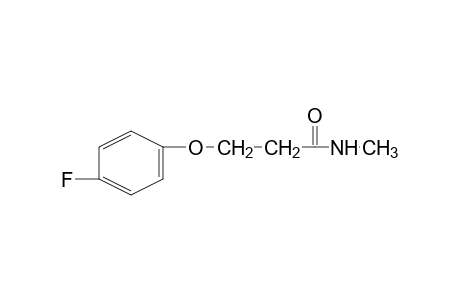 3-(p-fluorophenoxy)-N-methylpropionamide